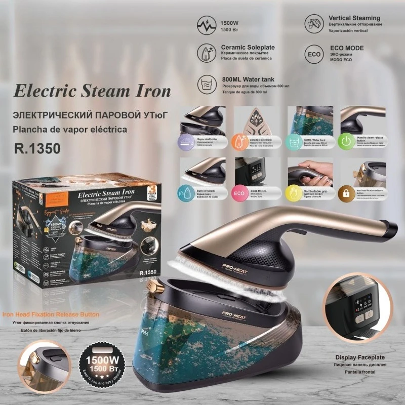 Pressure Type Steam Electric Iron, Hanging Bottle Type Commercial Household Hanging Iron, High Power 1500W