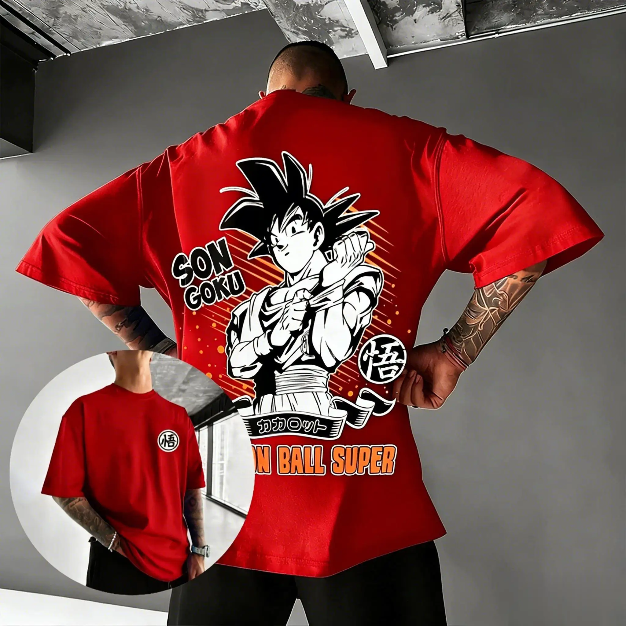 Camiseta de Dragon Ball Goku para hombre y mujer, camiseta gráfica de Anime de manga corta de algodón, ropa de calle informal, Tops Vintage Y2k 2026