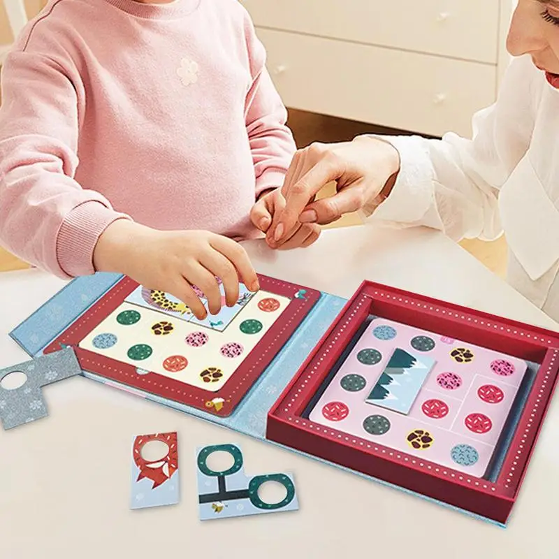 Travel Color Matching Puzzle Board Color Matching Puzzle Toy Color Matching Learning Puzzle Board Brain Teaser Puzzle Game Funny