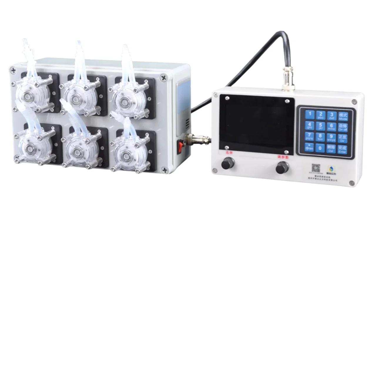 LHZW002XT Multi-channel Multi-head Peristaltic Pump Timing Quantitative Metering Pump Food Medical Grade Filling Machine