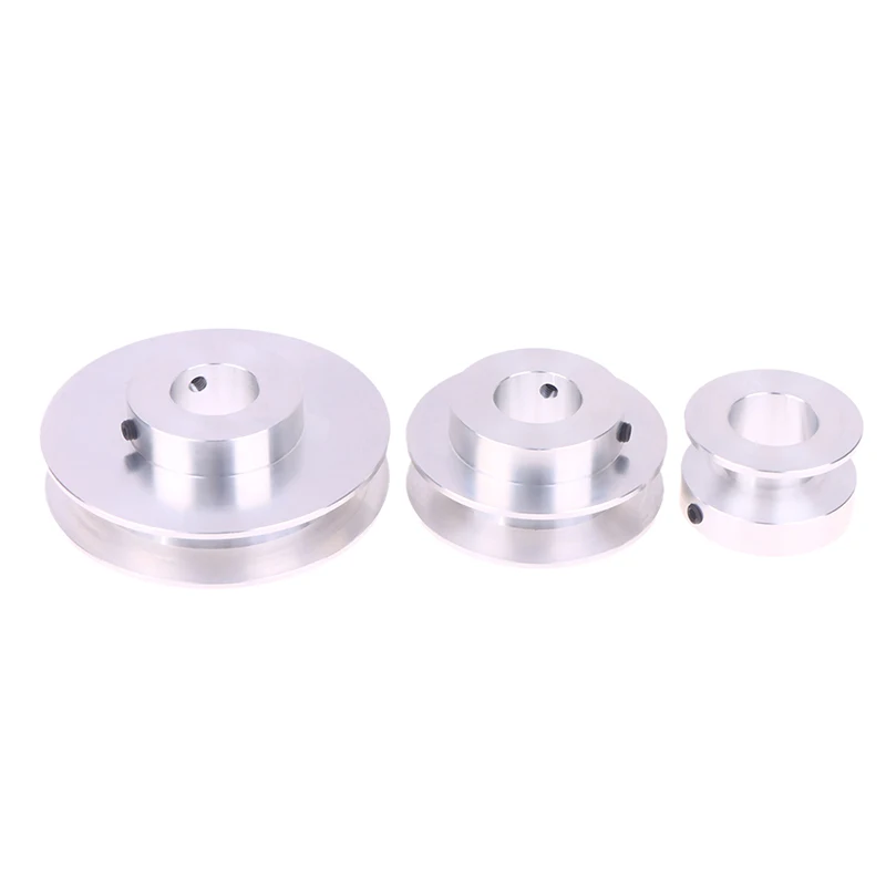 Puleggia per cinghia a V in lega di alluminio a scanalatura singola, dimensioni 40 mm 60 mm 80 mm, articolo di alta qualità di tipo A