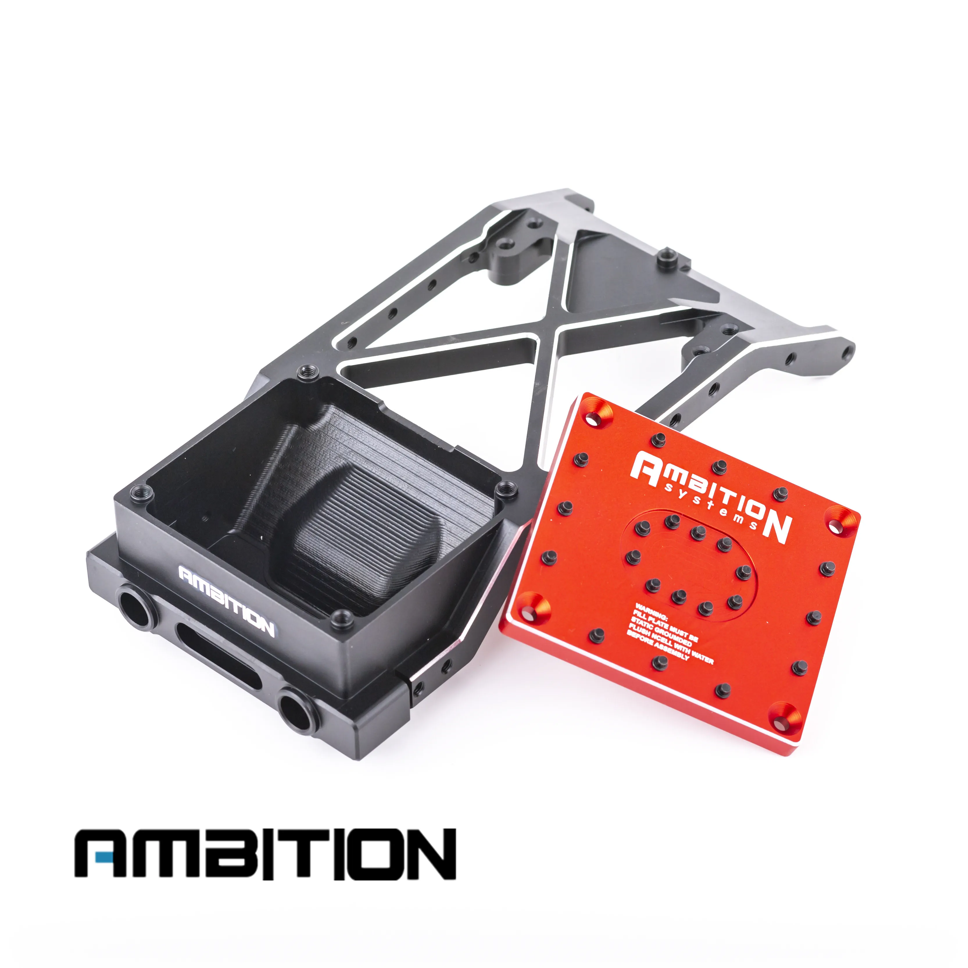 Ambition Rc Aluminum Rear Electronics Box Support For Vp Vs4 10 Pro Ultra Phoenix Chassis Metal Upgrade Part Vps10126
