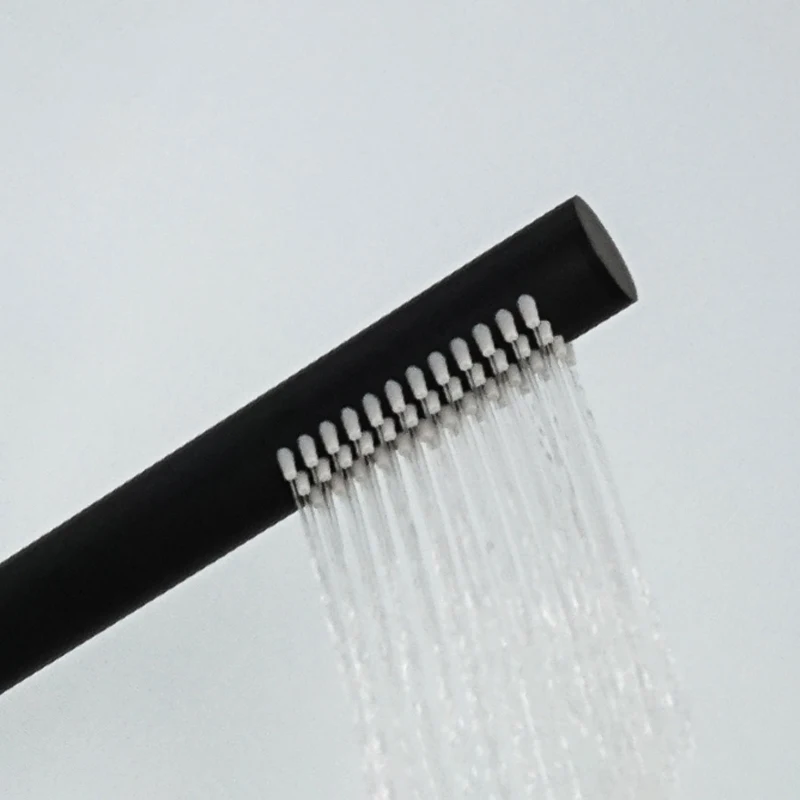 Black Gold Gray Chrome Brass Handheld Shower Head Accessories Single Function Shower Head Movable Shower Seat 1.5M Hose