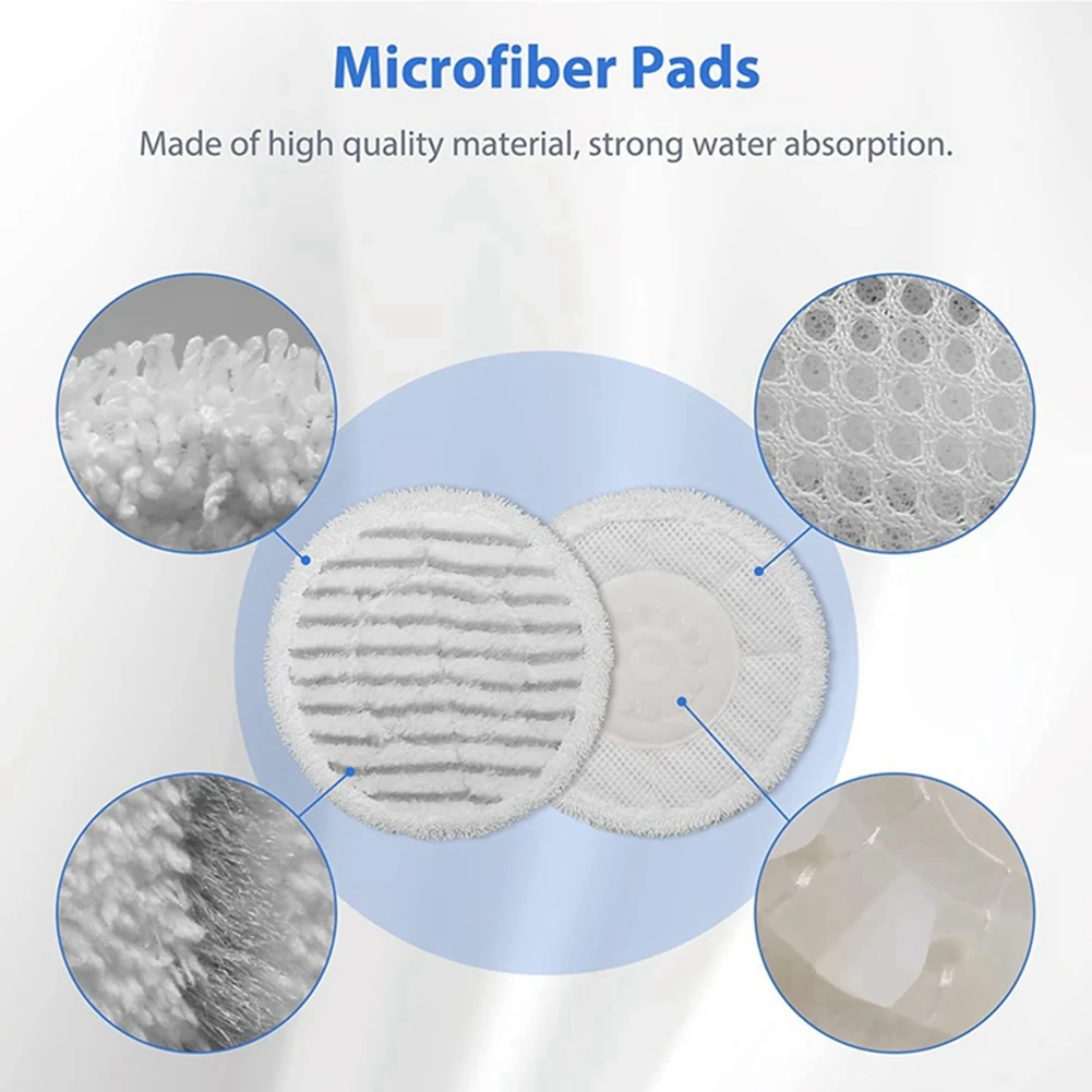 10 ชิ้น S7000 Steam Mop Pads สําหรับ Shark S7000AMZ S7001 S7001TGT S7000 Series Steam & Scrub Hard ชั้น Steam Mop