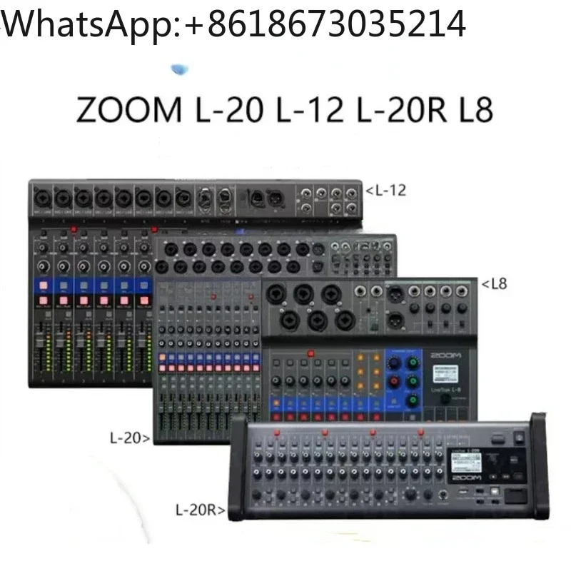 LiveTrak L8 L12 L20 L20R Mixer/Recorder mixer for mix monitor record professional-sounding podcasts and music performance