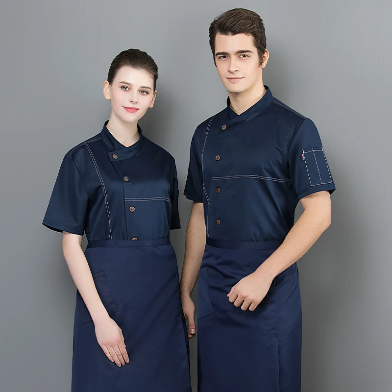 Unisex Chef Kleding Voor Mannen Ober Werkkleding Keuken Werk Uniformen Restaurant Hotel Kostuum Cook Kleding Food Service