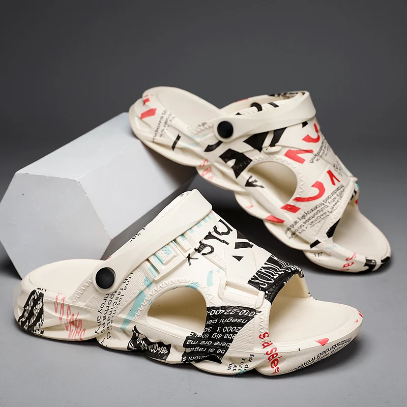 

Обувь для мужчин Сандалии Летние слипоны из искусственной кожи Мужские пляжные сандалии на плоской подошве Домашняя обувь Повседневная уличная домашняя одежда Flipper Zero