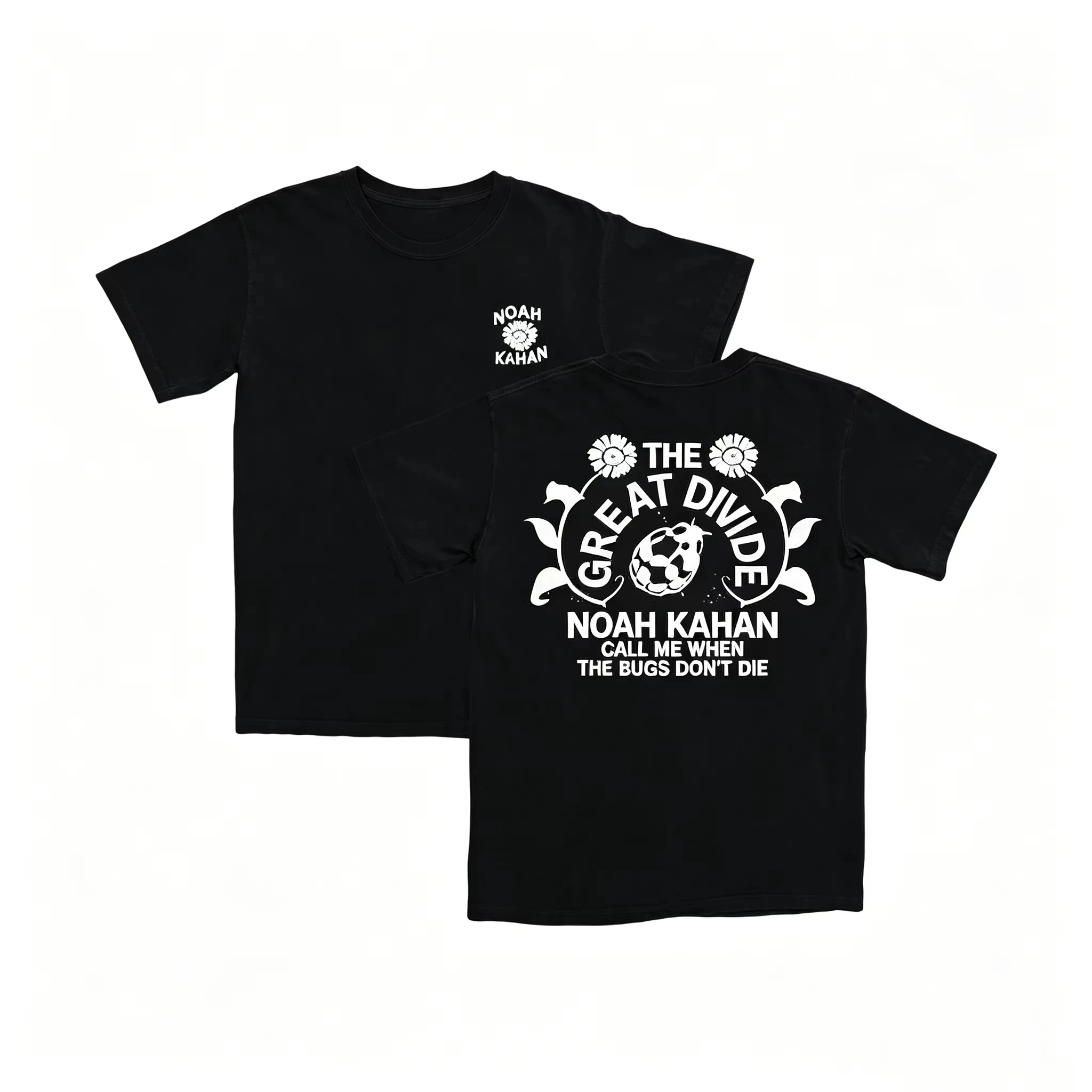 Noah Kahan The Great Divide Sunflower Graphic 2026 Men T Shirt Unisex 100% Cotton Short Sleeve Y2k Oversized Popular Tee Tops