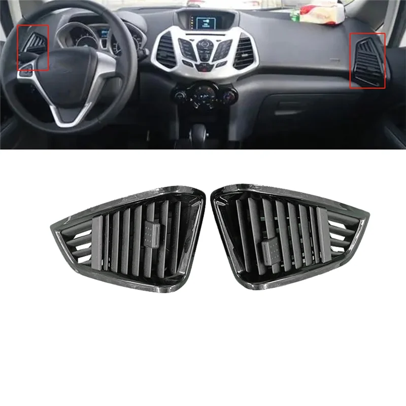 1 Pasang Presisi Kisi-kisi Ventilasi AC Dashboard Mobil Untuk Ford Ecosport 2013-2023 CN15N018B08AD CN15-N018B09AD Pa