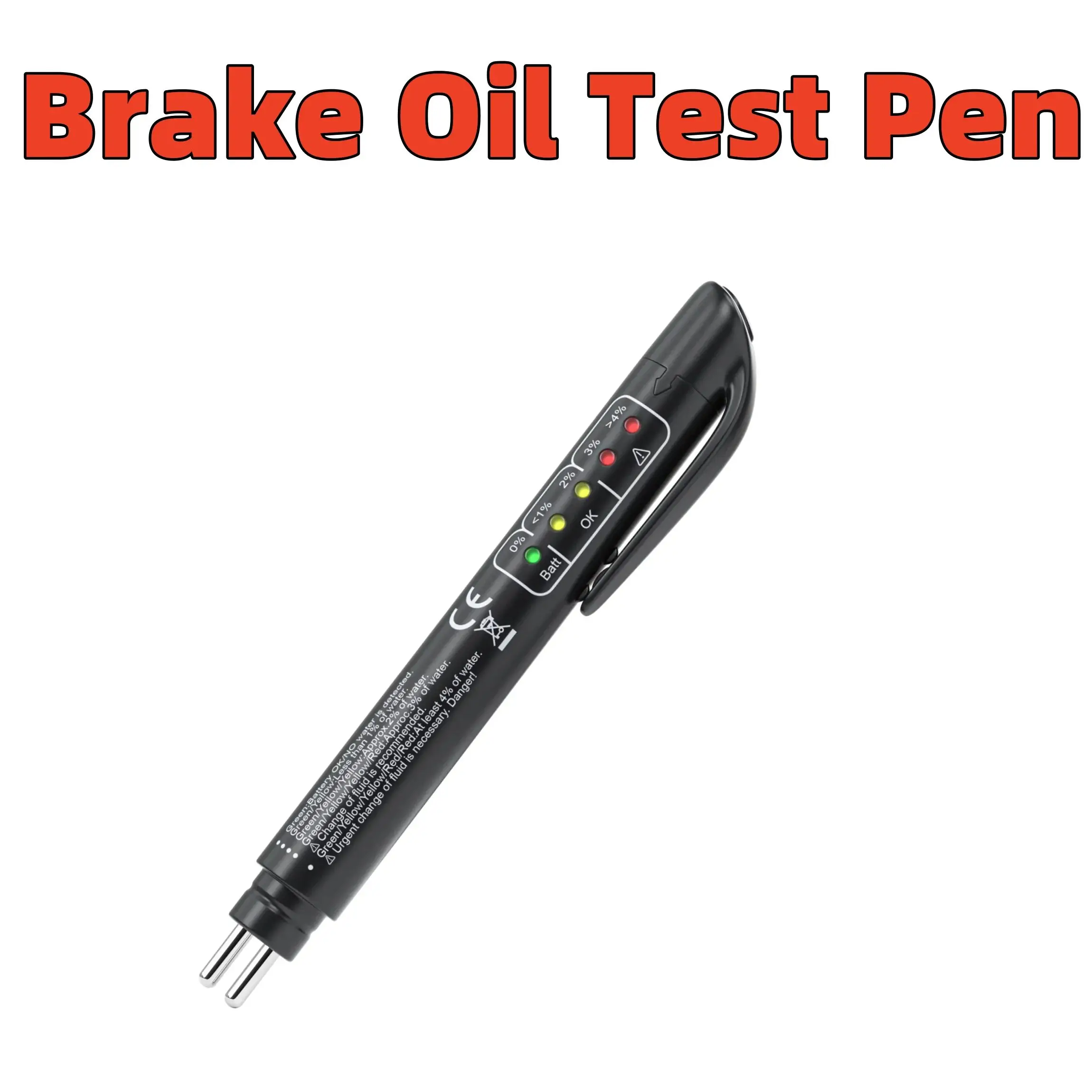 Advanced Brake Fluid Tester Brake Oil Test Pen  For DOT3/DOT4/DOT5 With 5LED Indicator Car Oil Moisture Detector