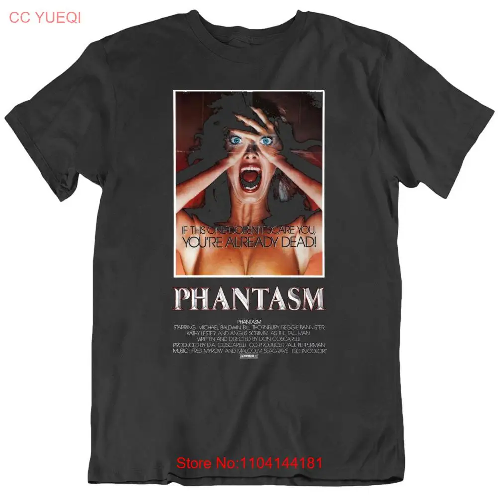 

Retro 70's Horror Movie Phantasm Poster Cool Fan T Shirt long or short sleeves
