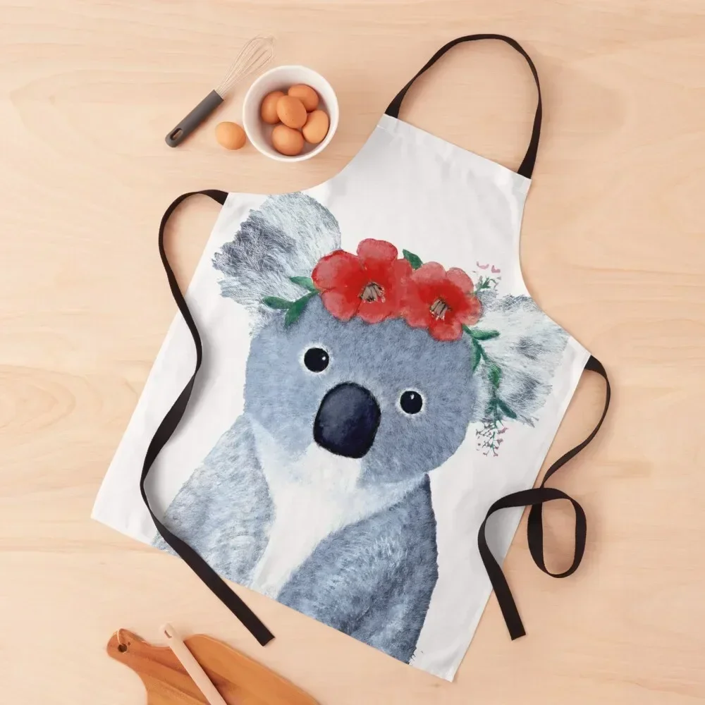 

Watercolour Koala Apron Kitchens Woman painters Chef Uniform Home and kitchen products Apron