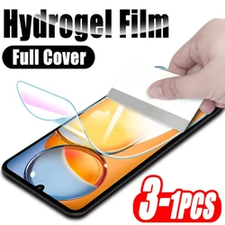 1-3PCS Full Cover Hydrogel Film for Xiaomi Redmi Note 9 9T 9S 10 for Redmi Note 10S 11S 11 12 Pro 13Pro Plus Screen Protector