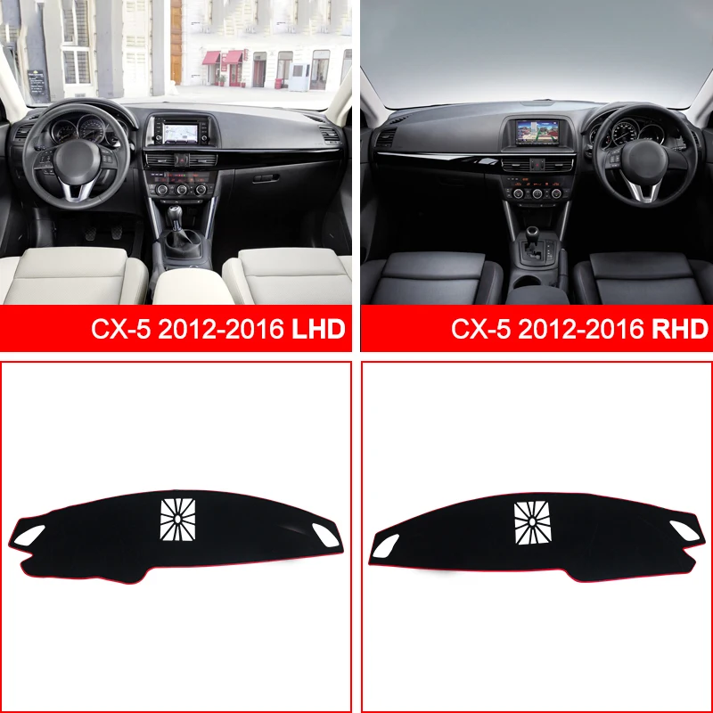 For Mazda CX-5 CX5 CX 5 KE 2012 2013 2014 2015 2016 Car Dashboard Cover Dash Mat Sun Shade Non-slip Pad Accessories