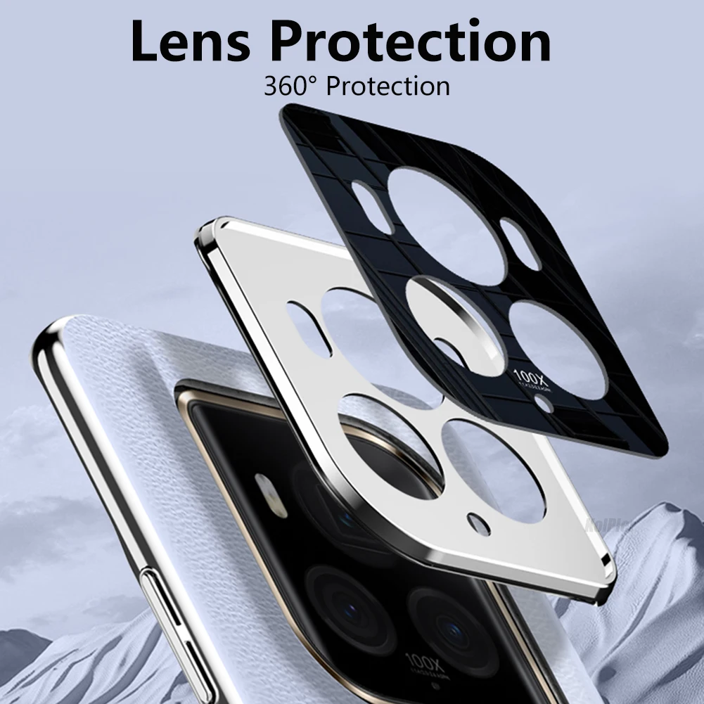 Custodia originale per Honor Magic 6 Ultimate Luxury leather Hard Cover antiurto per Magic6 Ultiimate Lens Protection placcatura Coque