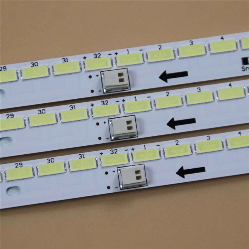 Striscia di retroilluminazione a LED per barre VIZIO E701I-A3E innotek 70INCH 7030PKG 64EA REV0.1 Kit fasce per nastro SONY KDL-70R550A KDL-70R520A