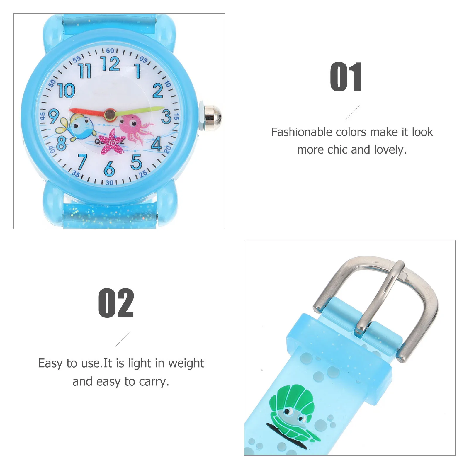 Cartoon Pattern Cartoon Watch Waterproof Quartz Wristwatch For Birthday Waterproof Watch Christmas Gift