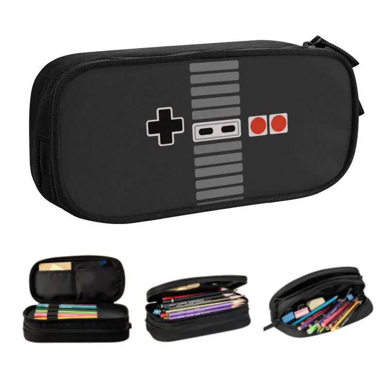 Custom Game Controller School Pencil Cases Girls Boys Large Storage Pencil Box Students Stationery