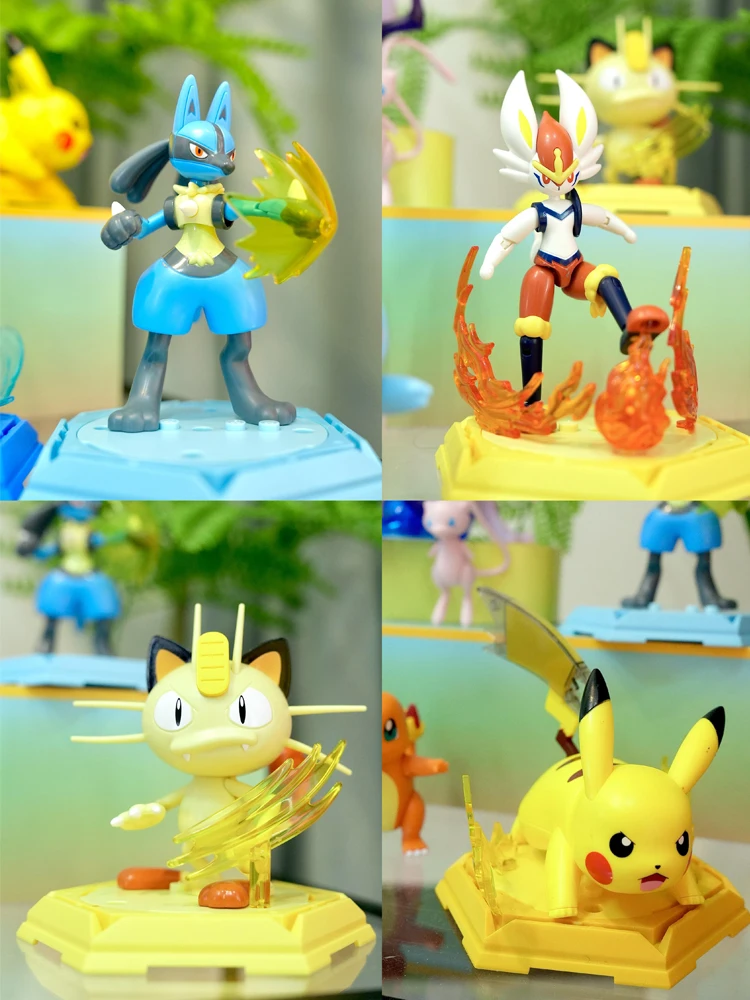 行こう！ ポケモンビルディングブロックピカチュウヒトカゲフシギダネゼニガメミュウツー組立置物おもちゃ子供の誕生日ギフト