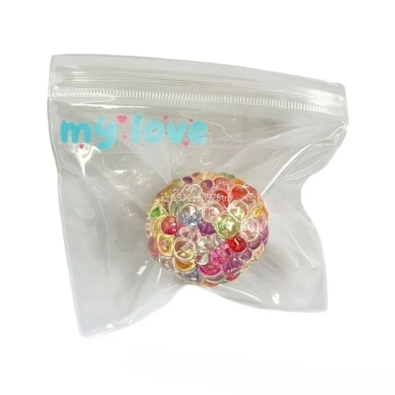 Squishyลูกบอลลูกปัดน้ําแข็งความเครียดบรรเทาของเล่นSuper Soft Sensory Fidgetของเล่นสําหรับเด็กผู้ใหญ่ความวิตกกังวลผ่อนคลายบีบของขวัญ 2025