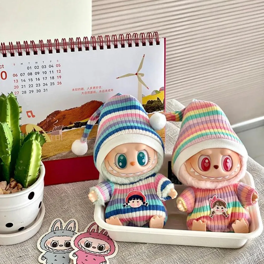 의류 가을 액세서리 도파민 바디수트 모자 어린이 장난감 선물 라부부 의류에 적합