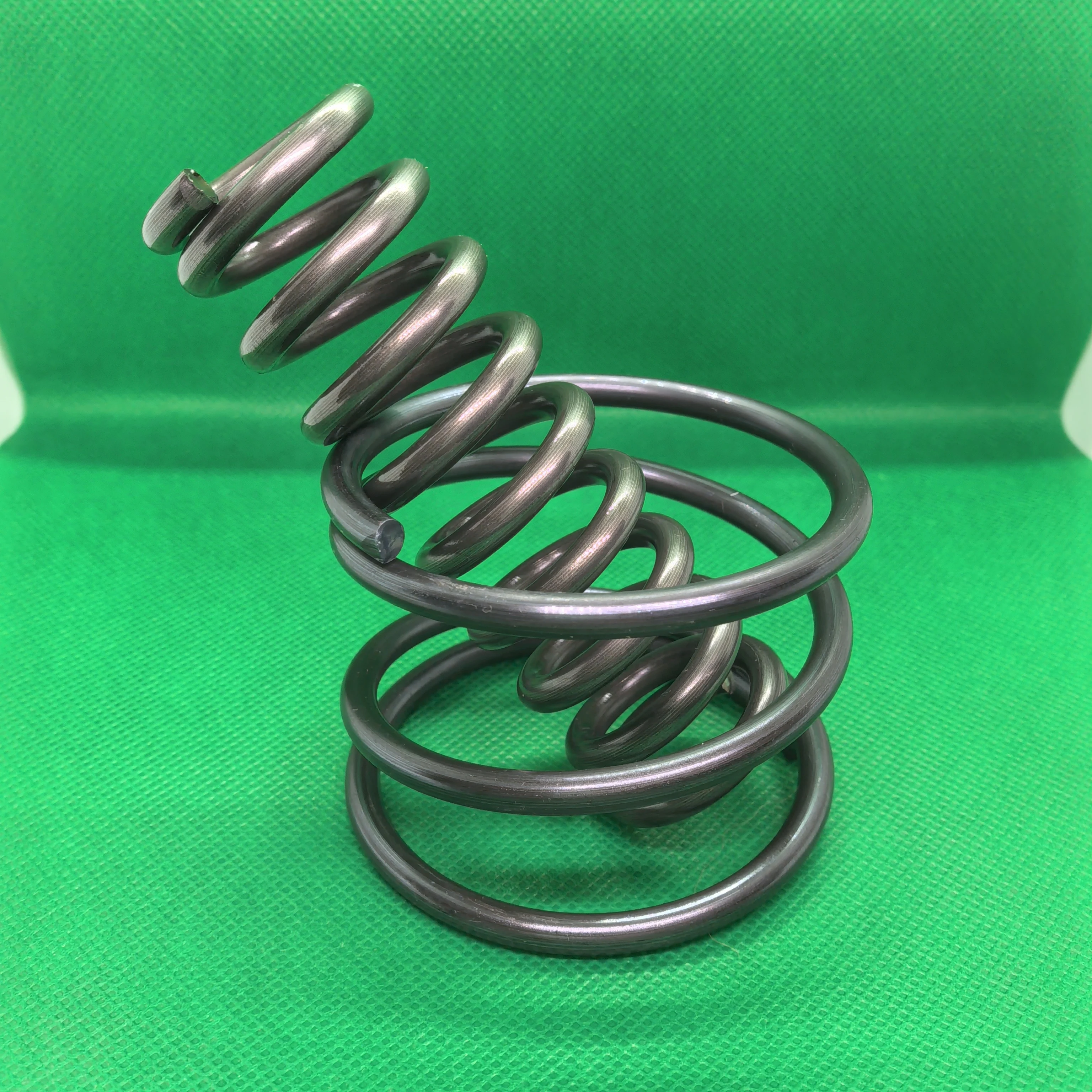 65Mn Diameter Kawat 5.0Mm Kumparan Silinder Pegas Kompresi Pegas Kembali Kumparan Baja Pegas Terkompresi Melepaskan Tekanan