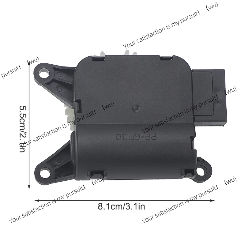 Dash Air Vent Heater Flap Motor Square 2 Pin Plug 6R2907511A For VW Polo Skoda Fabia Rapid Seat Ibiza Toledo Audi A1 6R2907511