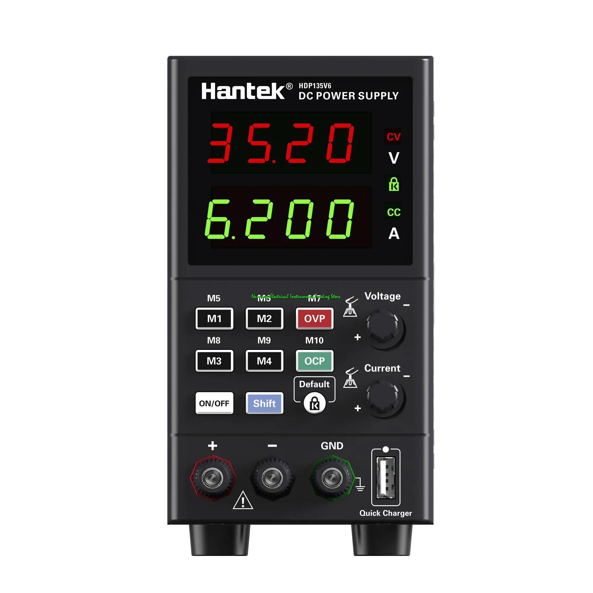 

Hantek HDP135V6 0-35V/0-6A Adjustable LED Digital DC Switch Voltage Regulator Power Supply HDP135V6S With 232 interface