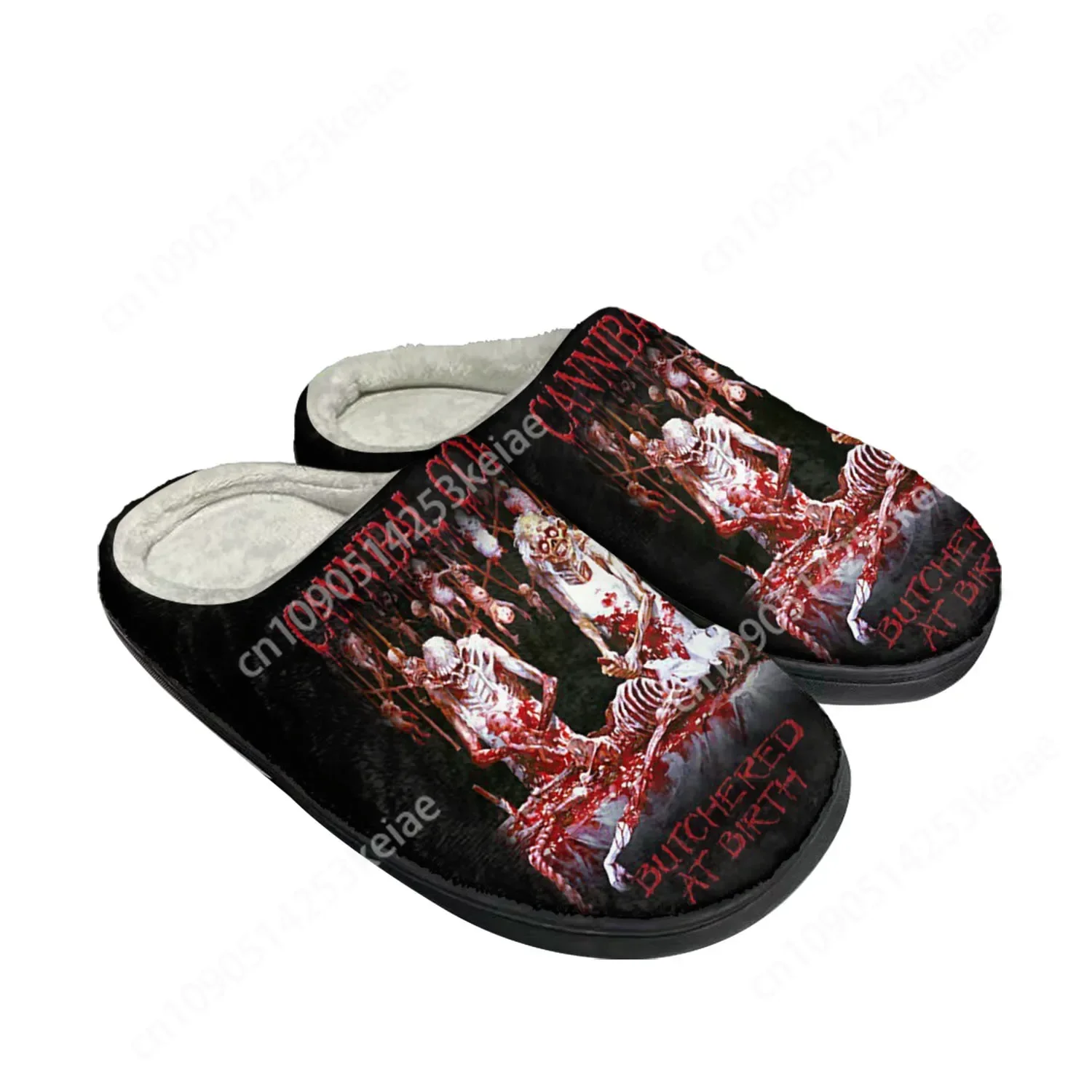 Cannibal Corpse Home Cotton Slippers Mens Womens Plush Bedroom Casual Keep Warm Shoes Thermal Indoor Slipper Customized Shoe