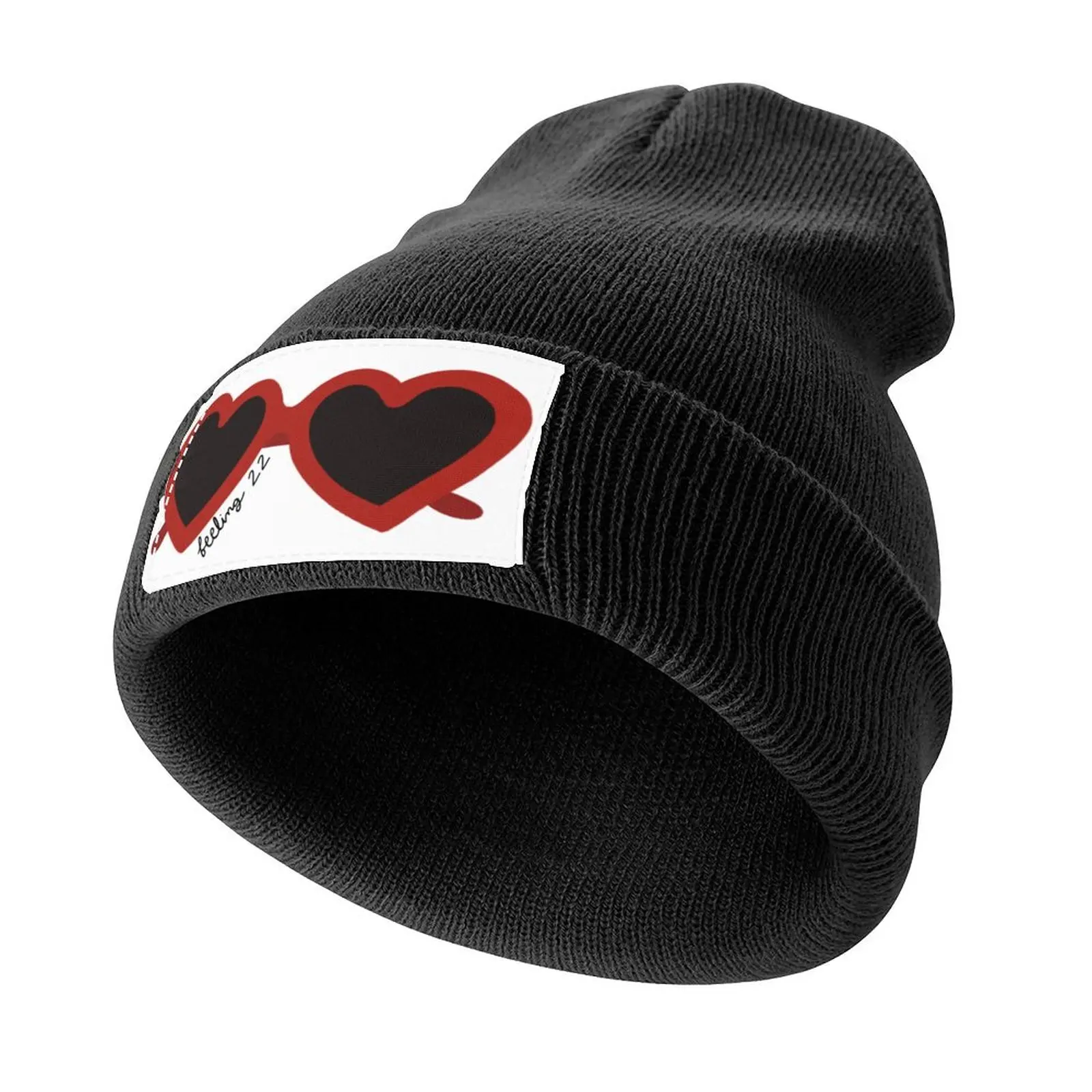 Feeling 22 Heart Sunglasses Knitted Cap Hat Baseball Cap tea Hat Snap Back Hat Sunhat Man Women's