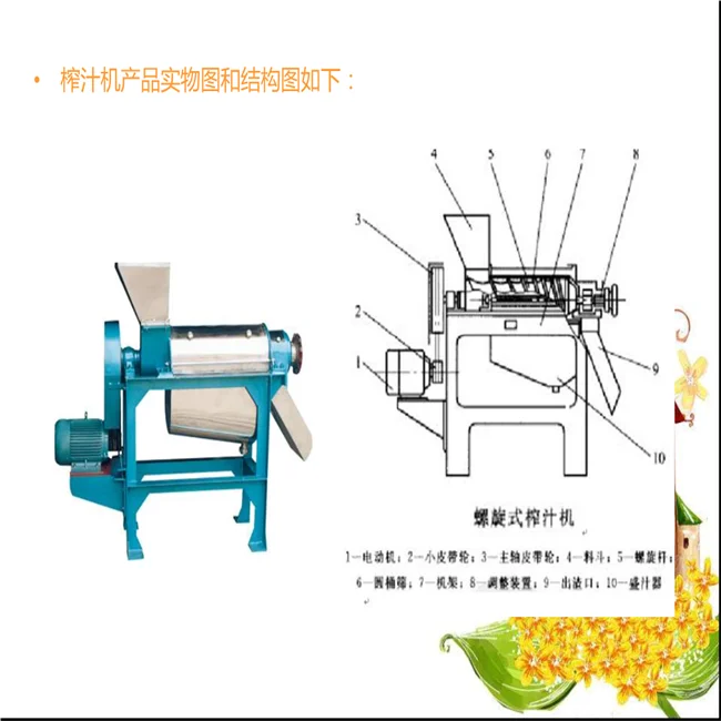 Industrial Orange Pomegranate Juice Extractor Machine with New Condition Core Motor Component for Carrot Juice Juice Mixer