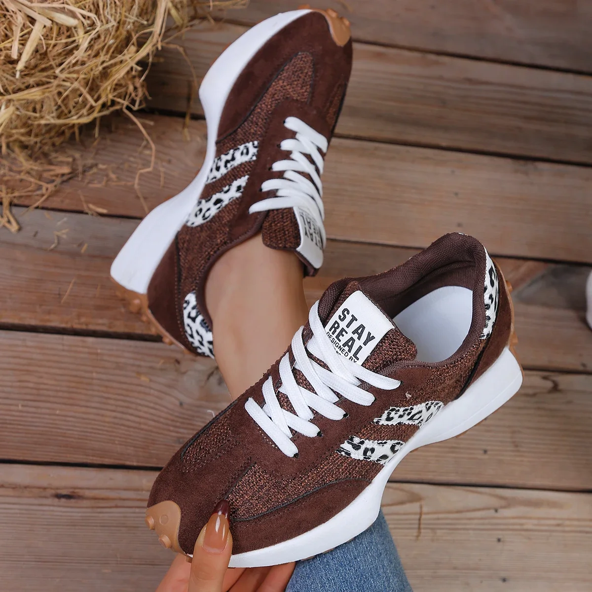 

Women Sneakers 2025 New Fashion Casual Shoes Ladies Patchwork Running Shoes Comfortable Breathable Sneakers Female Footwear