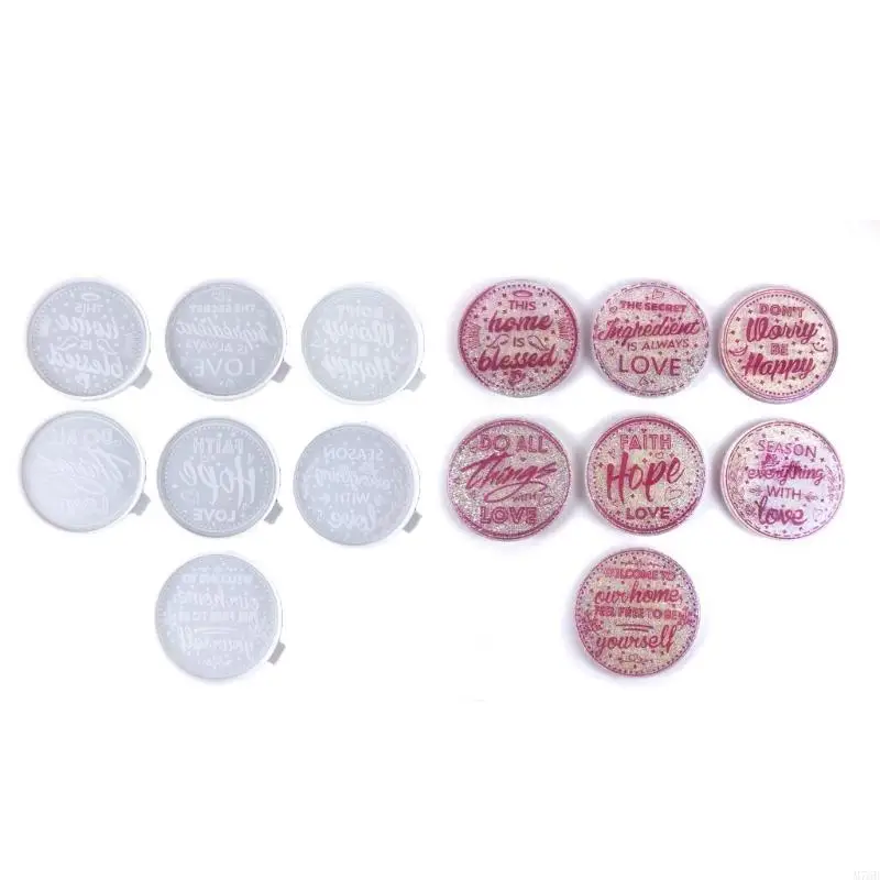 M76B 7PCS -Placemat Formen DIY Formen