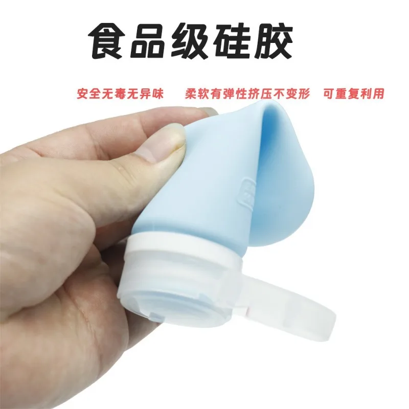 90ml siliconen fles hervulbare fles lotion douchegel shampoo samendrukbare container lege fles draagbare flessen voor op reis