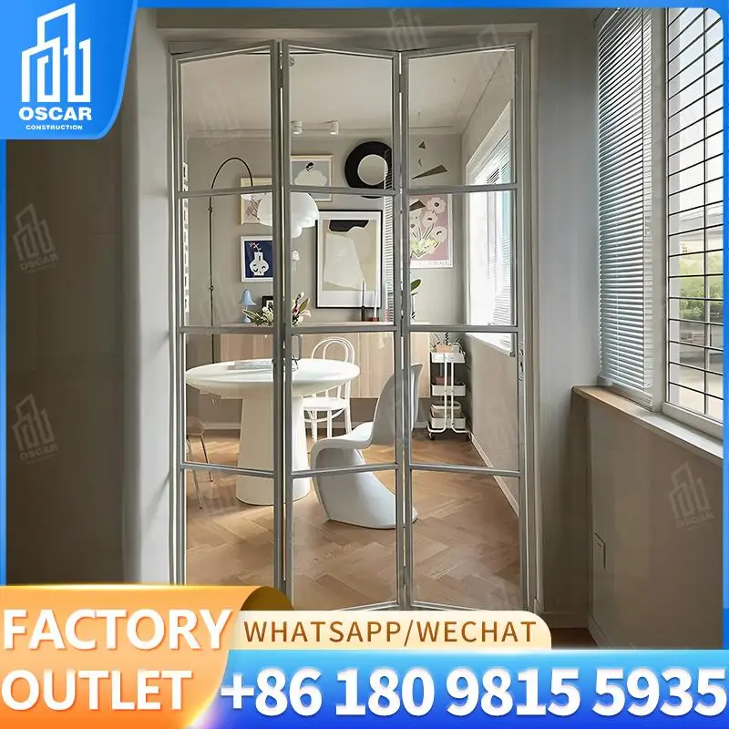 

Customizable EuropeanStyle Accordion Bifold Door for Office Spaces Factory Direct Supply