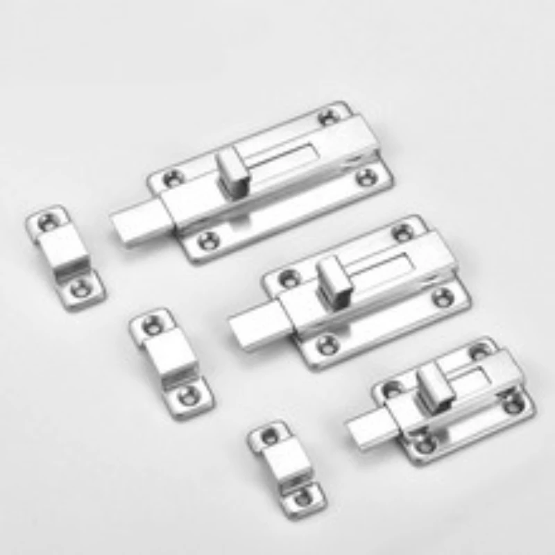 

Самоэластичная защелка из нержавеющей стали, петли для шкафа, двусторонние дверные болты, раздвижной замок, болт, защелки, защитные двери, фурнитура