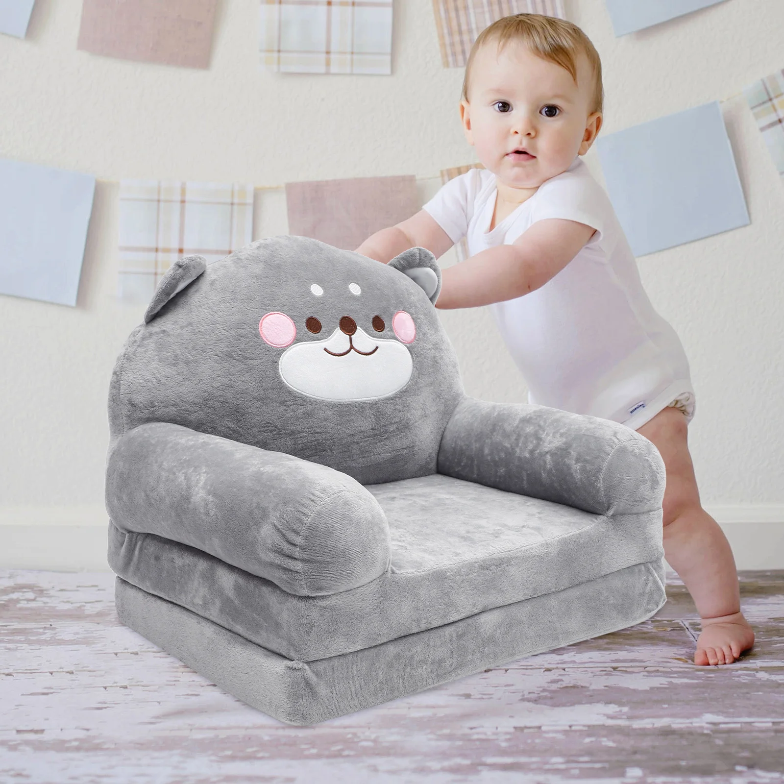 Comfortabele olifantvormige stoel Hoogwaardig materiaal Gebruik voor woonkamer Slaapkamer Kinderkamer Olifantvormige stoel