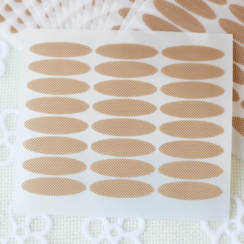 สติกเกอร์ติดตาสองชั้นแบบใส 480 ชิ้น สติกเกอร์ติดตาสองชั้นแบบใส ติดเองได้ เทปติดตาสองชั้น อุปกรณ์แต่งตาสำหรับผู้หญิง