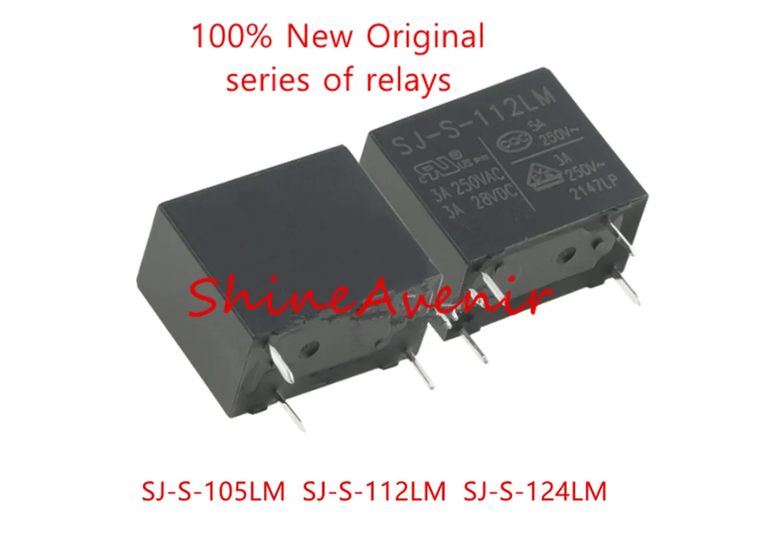 15pcs SJ-S-105DM  SJ-S-112DM  SJ-S-124DM  SJ-S-105LM  SJ-S-112LM  SJ-S-124LM  ALF1P12  ALF1P18  ALF1P24  100% original relay