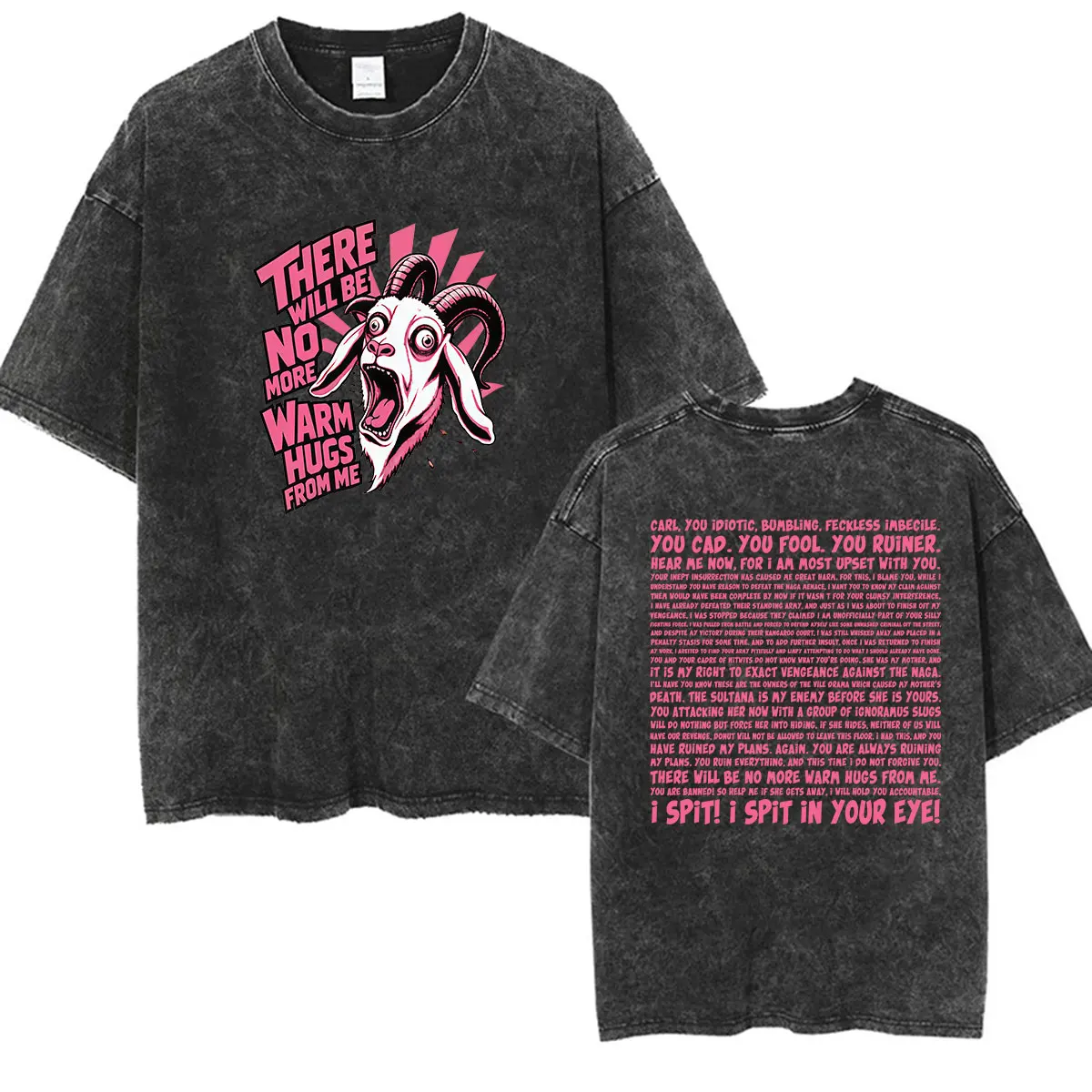 Vintage Washed Dungeon Crawler Carl T Shirt Princess Donut Game Fans Gift T-shirts Men Women Harajuku Fashion Oversized T-shirt