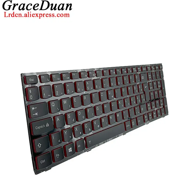 Imagem -05 - Teclado Retroiluminado para Laptop Lenovo T4b9 Cfb Canadense Francês hu tr Checo Turco 25205416 25205494 25205478 Y500 Y510p