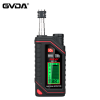 GVDA Gas Leakage Detector Combustible Gas Leak Detector 10000PPM Rechargeable Gas Leak Detection Methane Natural Gas Leak Tester