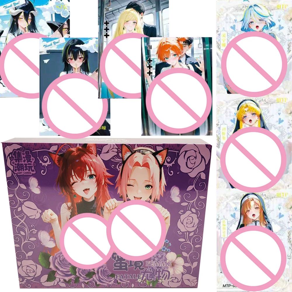 

Femme Fatale Collection Cards Charm Tempts Girls Unique Visual Feast Design Popular Anime and Game Goddess Cards Christmas Gifts