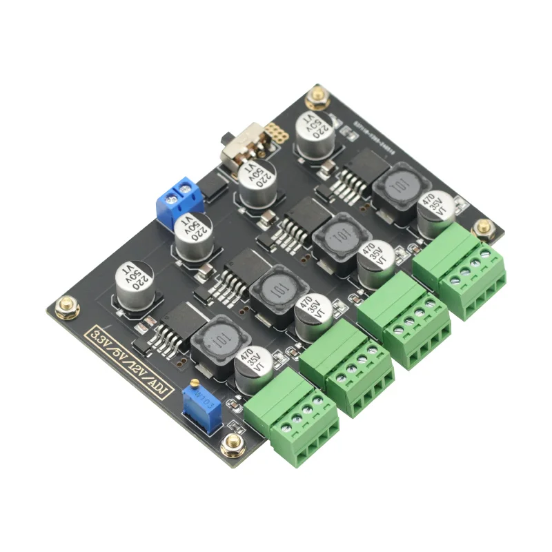 

LM2596 Multi Channel Switching Power Supply 3.3V/5V/12V/ADJ Adjustable Voltage Output Power Supply Module For arduino