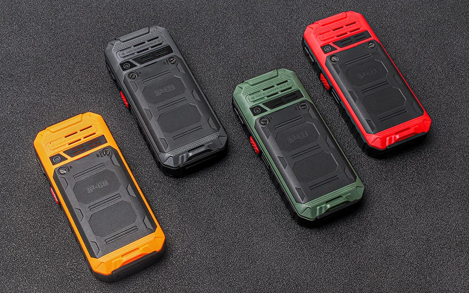 UNIWA S9 4G Feature Phone 2.4 ” IP68 Waterproof SOS Button Big Loudspeaker LED Light 3000mAh Rugged Cost-effective Mobile Phones