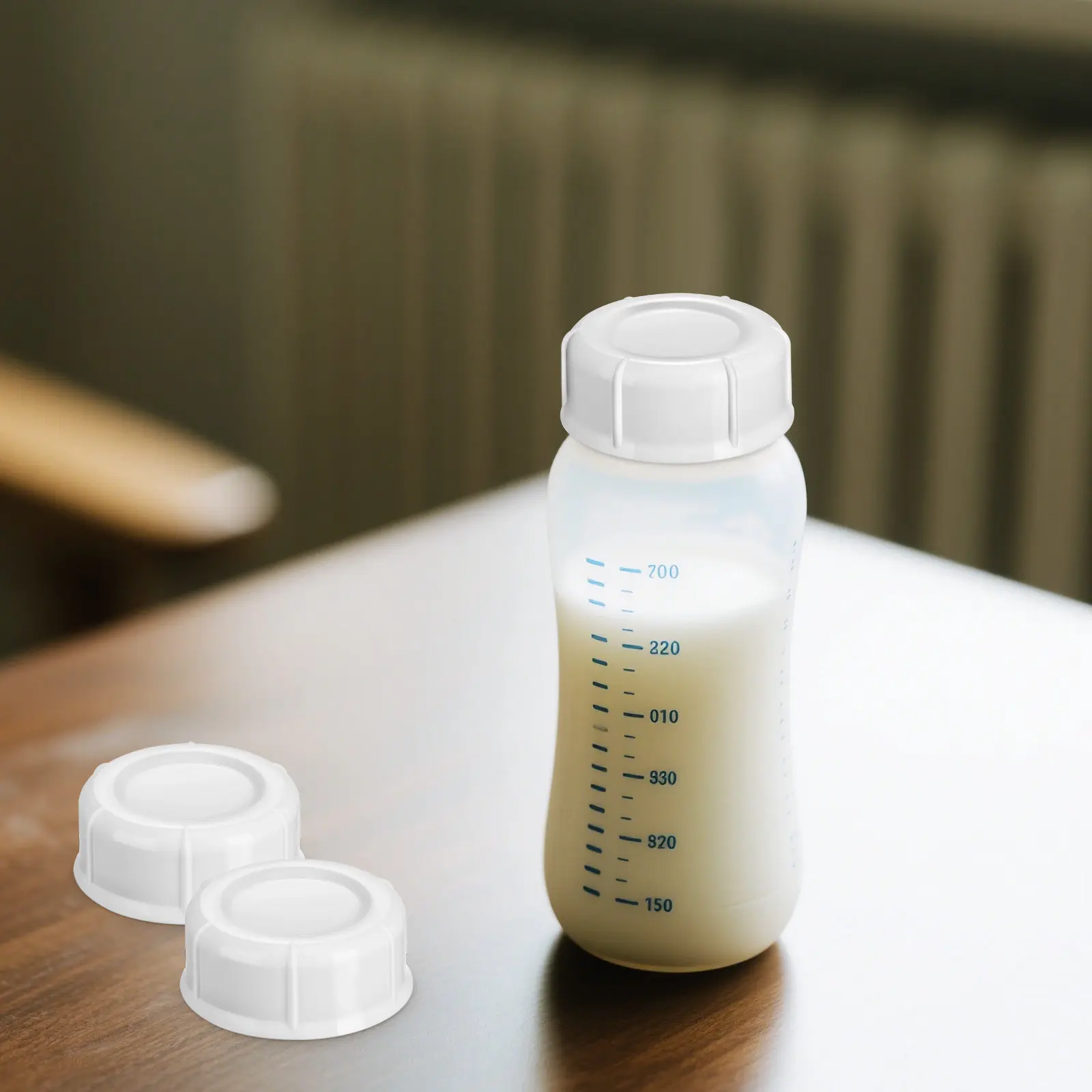 

6Pcs Water Bottle Cap Set Universal Narrow Mouth Bottle Lids for Milk Feeding Bottles Leakproof Screw-on Cap Replacement Parts