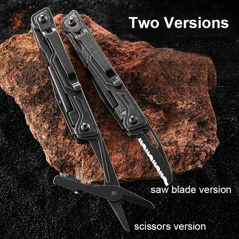 BHBT 19 في 1 سكين متعدد المهام EDC سكين الجيب المحمولة في الهواء الطلق التخييم بقاء أداة متعددة الوظائف أداة متعددة مع بت
