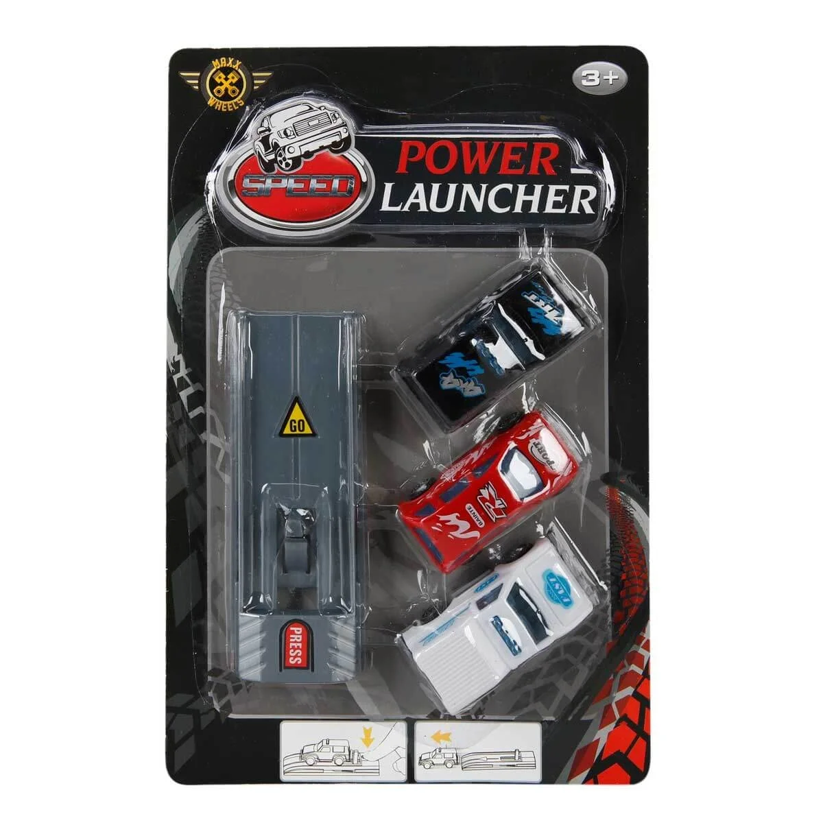 3-car launcher