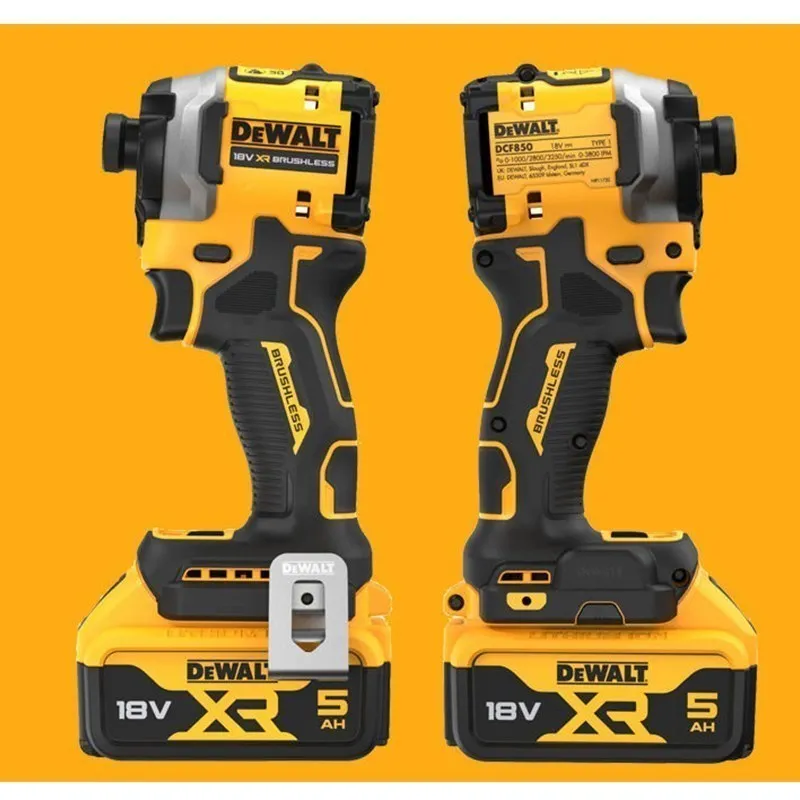 DEWALT DCF850 Cordless Electric Screwdriver Brushless Portable Large Torque Drilling Holes For Screws Electric Impact Wrench