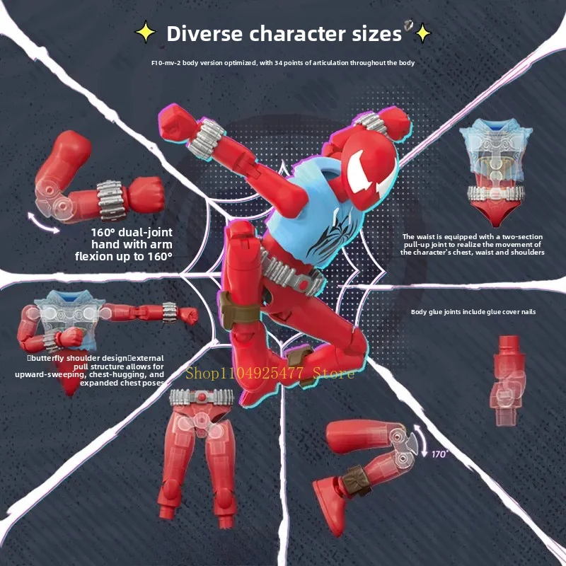 BLOKEES Marvel Superhero Many Stars GV01-GV06 Spider Man Doctor Octopus Mysterio Venom 9 Boxes Not Repeated Action Figures
